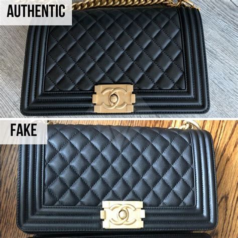 chanel le boy bag fake vs real|authentic chanel counterfeit.